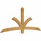 Ekena Millwork Davenport Rough Sawn Timber Gable Bracket, Western Red Cedar, 84"W x 35"H x 2"D x 4"F, 10/12 Pitch GBW084X35X0204DAV00RWR - alternate 2